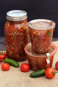 salsa red tomato jalapeno