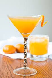 cocktail oranje fruit mandariijn glas