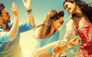 peope laughing boy girls sun outside