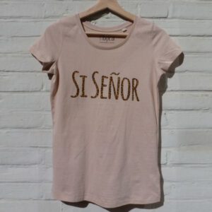 Si Señor panter on nude shirt