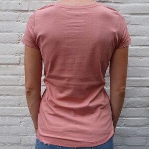 You had me at Hola salty rose organic cotton shirt back