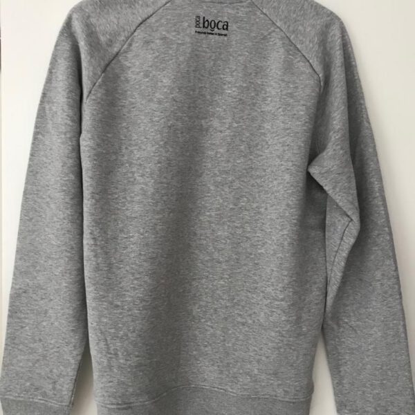 Olé sweater grey backside