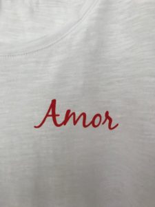 Amor details shirt white