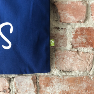 Verantwoorde shopper, biologisch katoenen tas less egos more amigos